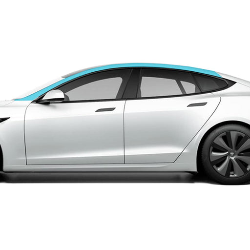 Compatible with Tesla Model S (2021-24) A Pillers PPF Kit TPU Pre-Cut Paint Protection Film Clear Bra - Tools Included